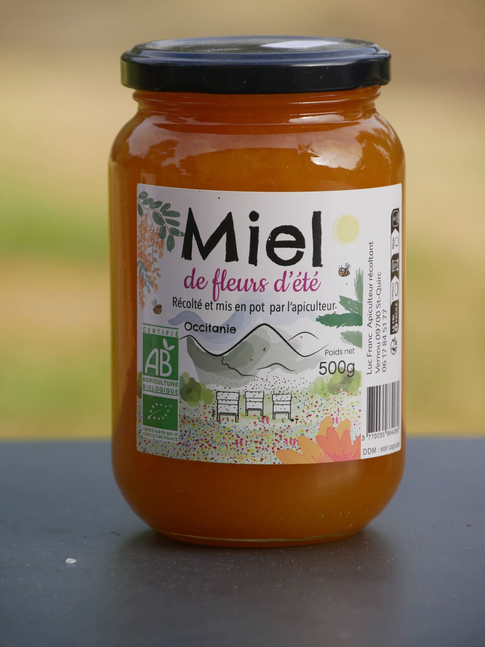 Miel de fleurs d'été bio Miel de fleurs d'été bio