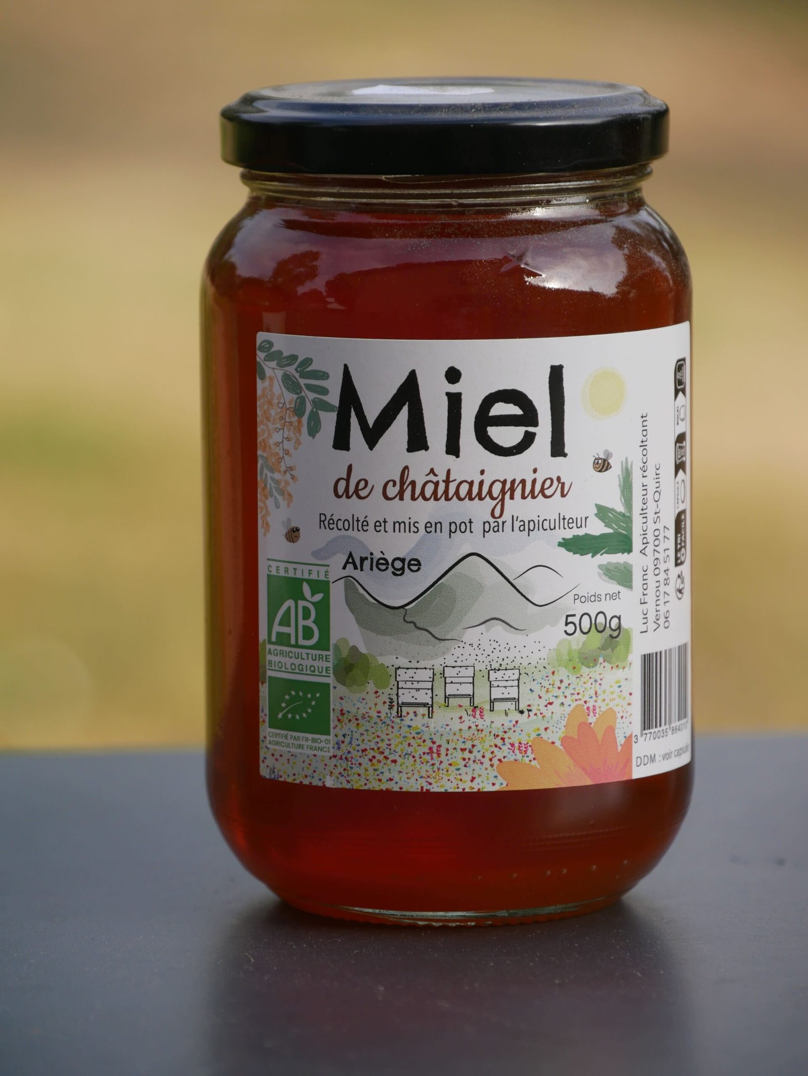 Miel de chataignier bio Miel de chataignier bio